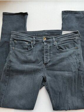 Rag & Bone Fit 2 Slim Men’s Jeans in Charcoal Wash 34